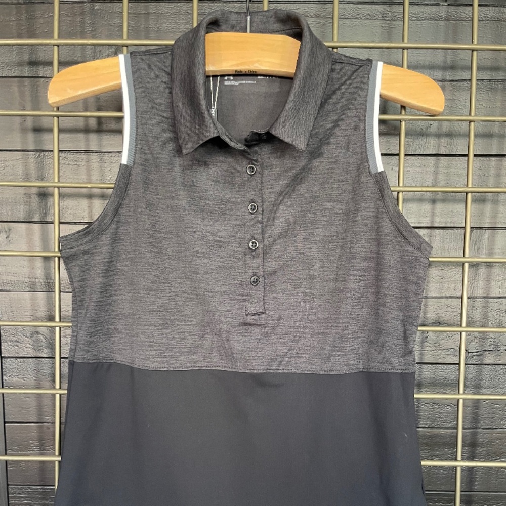 UNDER ARMOUR SLEEVELESS GOLF POLO